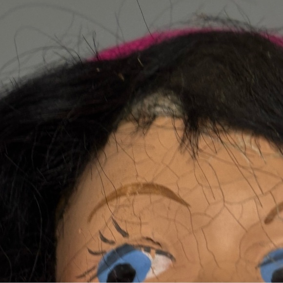 Creepy Haunted Horror Doll, Goth Spooky Doll, OOAK, Halloween Decor, Vintage - Picture 12 of 14